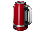 Electric Kettle in Empire Red with 1.7L capacity, brushed stainless steel interior, and precise variable temperature control.