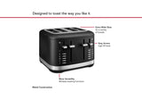 KitchenAid - 4 Slice Toaster KMT4109