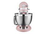 Artisan Tilt Head Stand Mixer in Dried Rose, featuring a 4.7L capacity, 10 speeds, and versatile attachment hub for various uses.