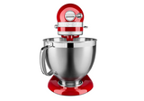 Artisan Tilt Head Stand Mixer KSM195 in Empire Red with 4.7L capacity, 10 speeds, and 5 accessories for versatile baking.