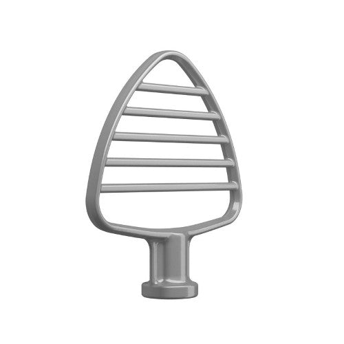 Pastry Beater for KitcheAid Tilt Head Mixer Silver Coated (5KSMPB5)