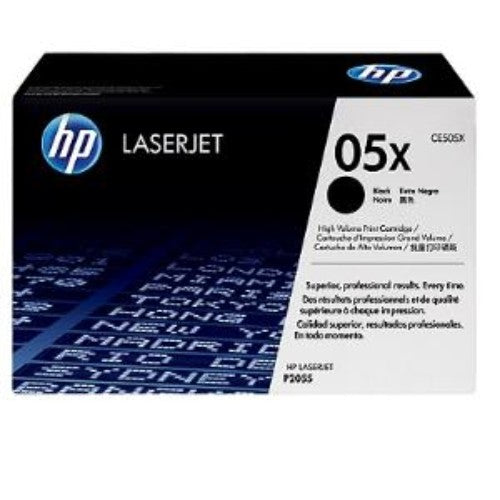 05X (CE505X) High Yield Black Original LaserJet Toner Cartridge