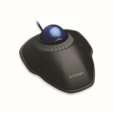 Kensington Orbit 72337 Trackball with Scroll Ring, featuring ergonomic design, smooth navigation, and a compact, stylish black finish.