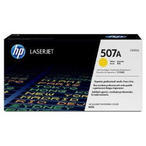 Toner Cartridge-507A (CE402A) Yellow Original LaserJet Toner Cartridge