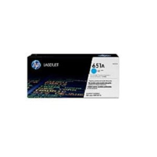 Toner Cartridge-651A (CE341A) Cyan Original LaserJet Toner Cartridge