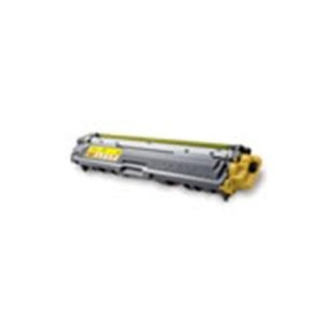 Yellow toner cartridge for Brother printers, yields 1400 pages, ensures vivid color and high quality for home and office use.