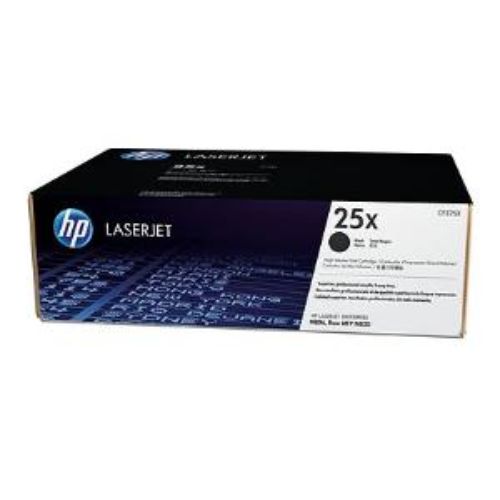 HP 25X Toner Cartridge - Black - Laser - 40000 Pages - 1 Pack
