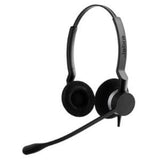 Jabra BIZ 2300 QD Headset: wired, binaural design with noise-cancelling mic, perfect for contact center clarity and comfort.