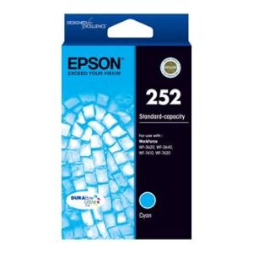 Epson DURABrite Ultra 252 Ink Cartridge - Cyan - Inkjet - Standard Yield