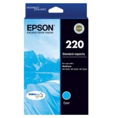 Cartridge - 220 - Std Capacity DURABrite Ultra - Cyan Ink Cartridge