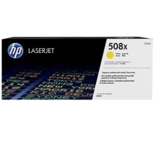 HP 508X Toner Cartridge - Yellow - Laser - High Yield - 9500 Pages