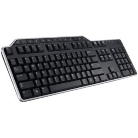 Dell KB522 Wired Multimedia Keyboard features a sleek design, 104 keys, dedicated multimedia hotkeys, and quiet acoustics for Windows 8.