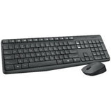 Mk235 Wireless Keyboard and Mouse: ergonomic design, long battery life, spill-resistant, and reliable wireless connection.