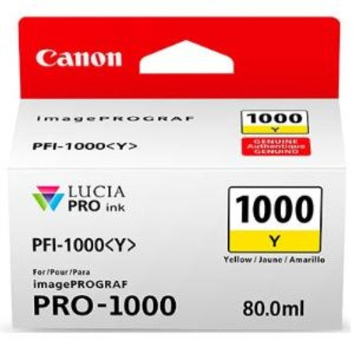 Ink Cartridge-PFI-1000 Yellow Ink Tank