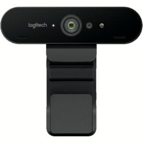 4K Ultra HD webcam with HDR, digital zoom, and infrared facial recognition for high-quality streaming and secure logins.