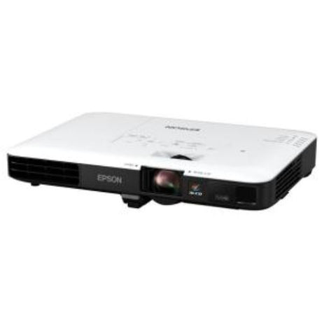 Compact EB-1795F projector with 3200 lumens, full HD 16:9 resolution, and HDMI for vibrant presentations and movies.