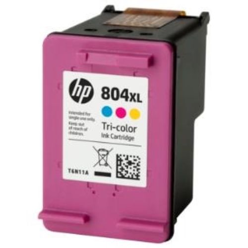 HP 804XL Ink Cartridge - Tri-colour - Inkjet - High Yield - 415 Pages Tri-colour