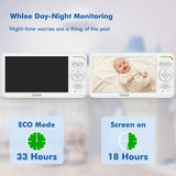 6.0" Video Baby Monitor With Pan Tilt Zoom Camera - Oricom