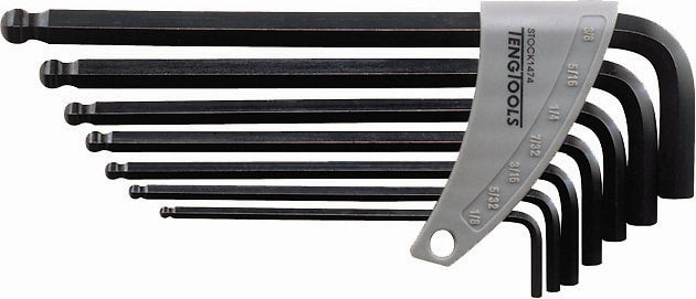 Teng 7 Piece Ball Point Hex Key Set