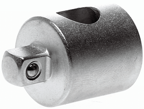 High-quality 3/8" female to 1/4" male adapter reducer for versatile DIY and professional socket connections.