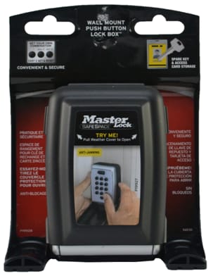 Master Lock 5423 Push Button Wall Mount Lock Box