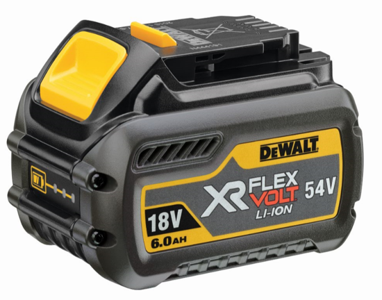DeWALT 18V XR Flexvolt Li-Ion 6.0Ah Battery (Each)