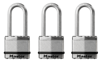 Master Lock Magnum Steel Long Shackle Padlock 45 x 51mm Keyed Alike