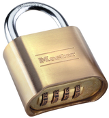 Masterlock Combination Brass Padlock-50mm (Each)