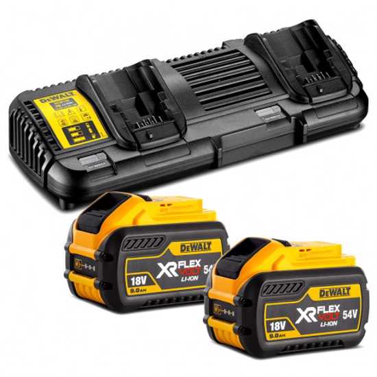 DeWALT 18V XR Flexvolt Li-Ion 9.0Ah Dual Charger (Each)