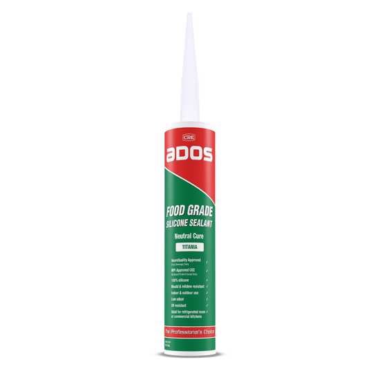 ADOS 3314 Food Grade Silicone Sealant Titania 300g (Each)