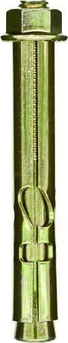 POWERS Zinc Yellow Hex Sleeve Anchor - M10 x 40mm (10 Units)