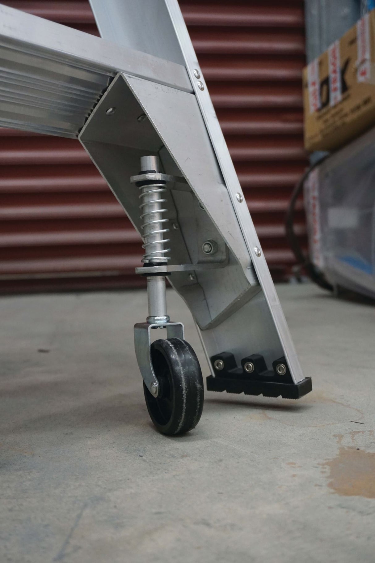 Easy Access Platform Ladder Spring Wheel Set of 4