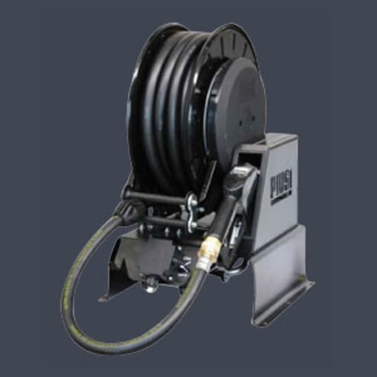 Alemlube 12V refuelling kit with 15m hose, dual pumps, 30-micron filter, designed for efficient diesel fuel transfer.