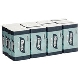 Kleenex 1-ply Compact Paper Towels in a case of 24 packs, each contains 90 absorbent, soft sheets for tight spaces.