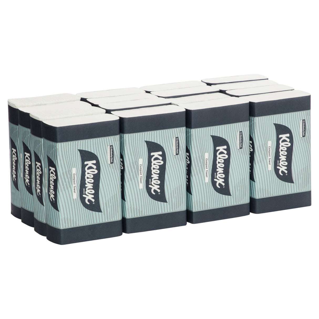 Kleenex 1ply Compact Paper Towel 90 Sheets (Case of 24 Packs)