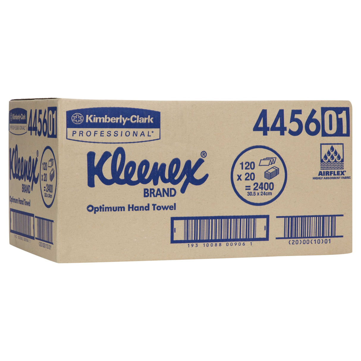 Kleenex 1ply Optimum Paper Towel 120 Sheets (Case of 20 Packs)