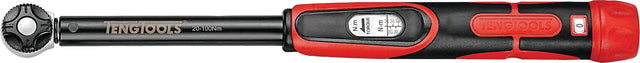 Teng Tools IQ Plus Torque Wrench 3/8" 20-100Nm with accurate torque settings, 72-teeth ratchet, and ergonomic grip.