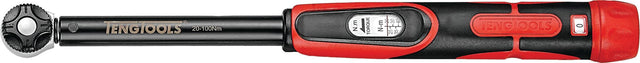 Teng Tools IQ Plus Torque Wrench offers precision 20-100Nm range, featuring a 72-tooth ratchet and ergonomic grip for comfort.