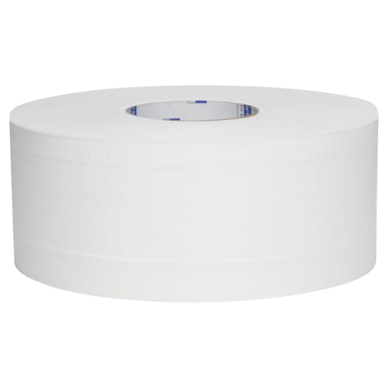 Kleenex Soft 2-Ply Jumbo Toilet Paper roll, 300 metres, case of 6, designed for comfort and high-traffic use.