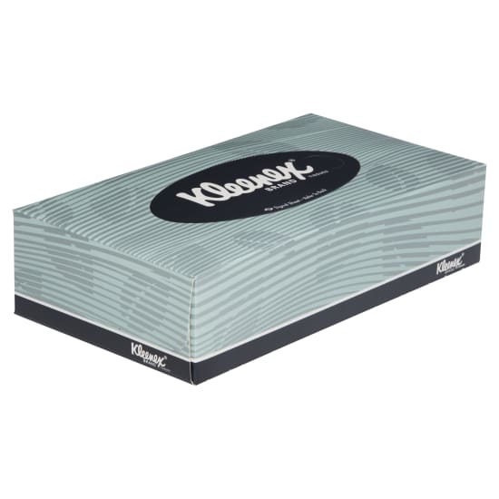 Kleenex® Facial Tissues 4720 packet with 100 ultra-soft tissues, easy-open design, and stylish packaging for everyday use.