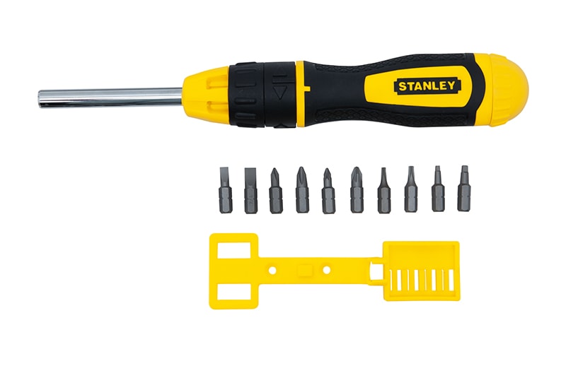 Stanley Screwdriver Set Multibit Ratchet 10PC