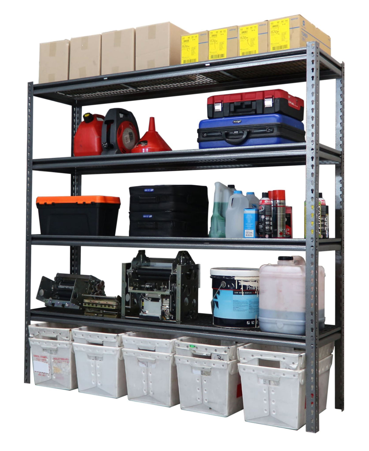 Heavy Duty Rivet Shelving Unit - 4 Shelf 1500kg