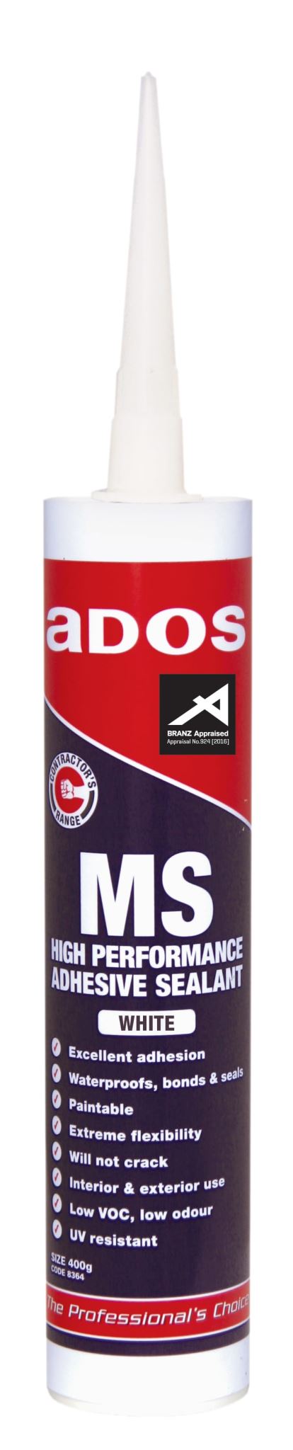 ADOS 8361 MS Adhesive Sealant 400g White