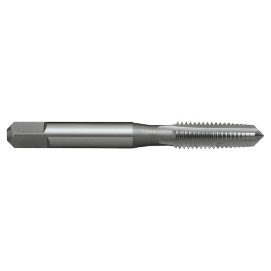 High-speed steel M12 x 1.75 taper tap with square shank for durable, precise threading in alloy steel and other materials.