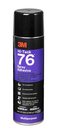 3M Hi-Tack 76 Spray Adhesive-515g-Each