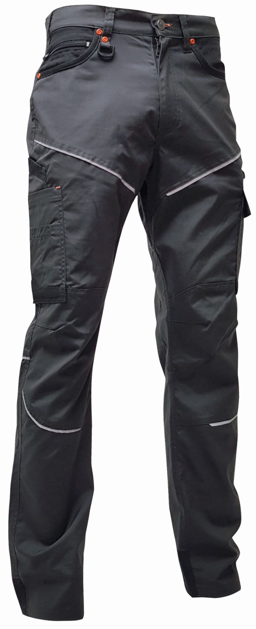 Bison, Lightweight Polycotton Trouser, 18001 - Charcoal (Size: 102)