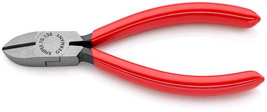 Knipex PVC Grip Diagonal Cutters 125mm-Each