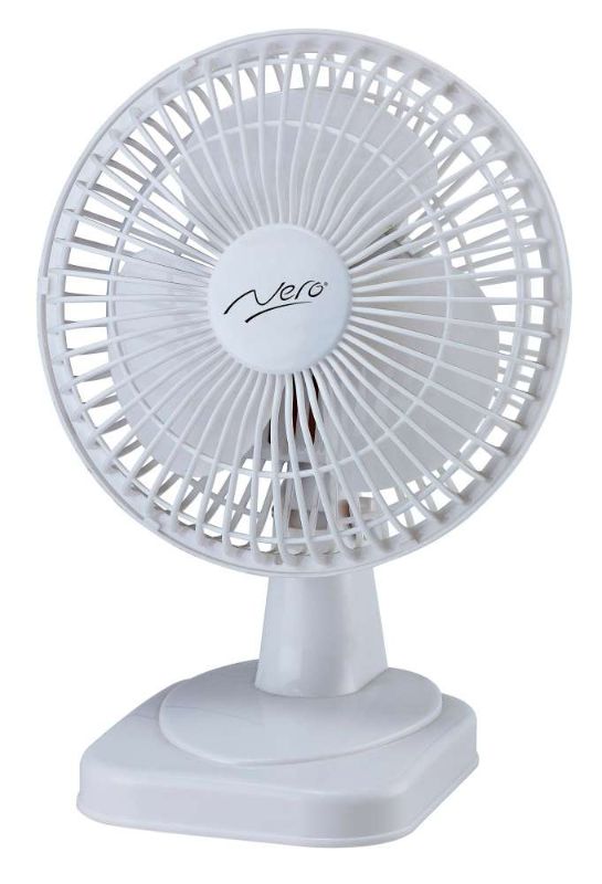 Nero Desk Fan - 15cm (White)
