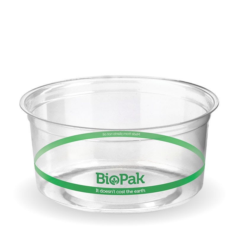 BioPak Clear PLA BioBowl 360ml 50 (Pack)
