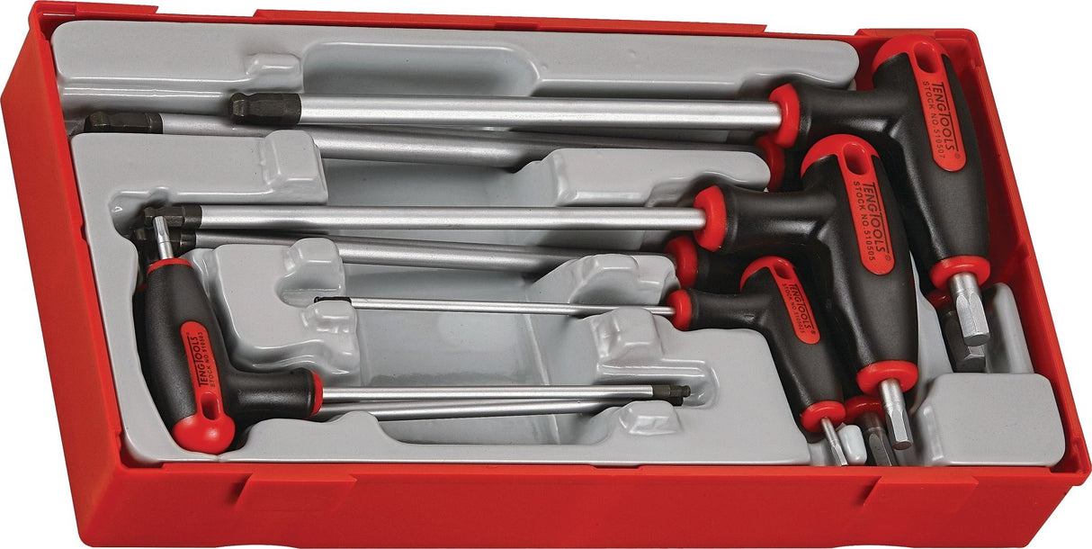 Teng 7pc 2.5-8mm T-Handle Hex Driver Set